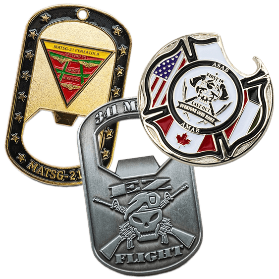 featured image for Transformed! Challenge Coin Bottle Openers