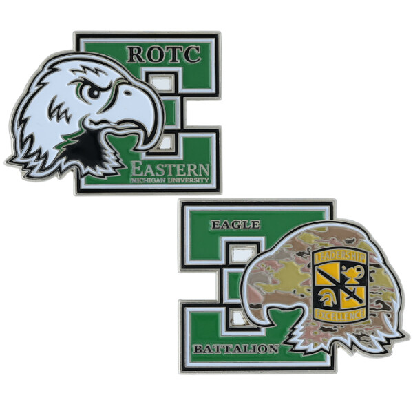 Eastern Michigan University ROTC Eagle Battalion Challenge Coins