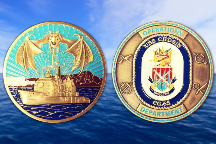 Navy Challenge Coins Commemorate Naval Service