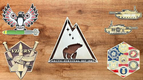 Custom Shaped Challenge Coins
