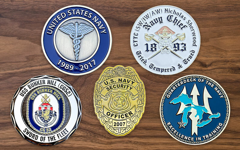 From Anchors to Eagles: Our Favorite Navy Challenge Coins
