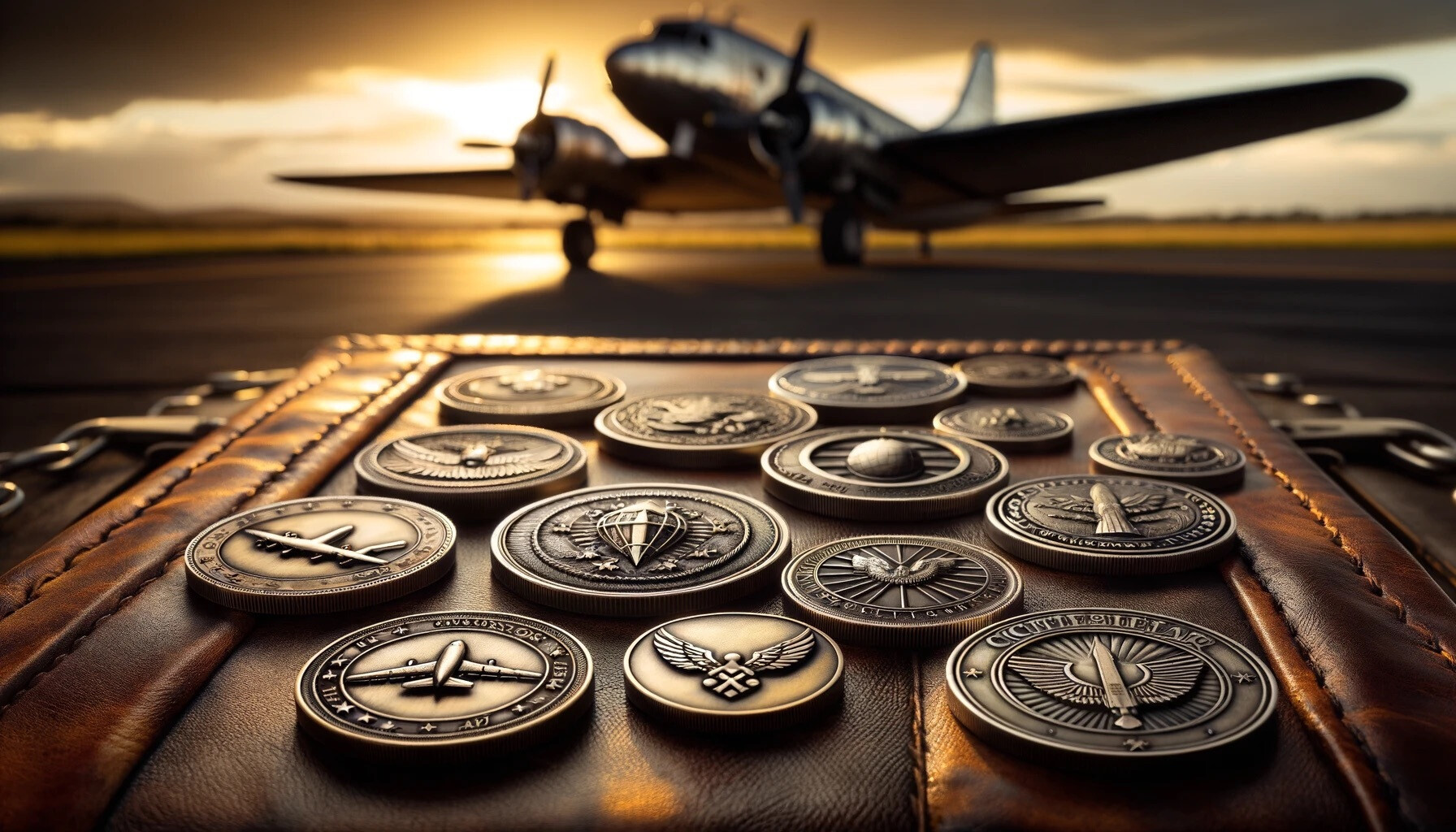 Custom Aviation Challenge Coins