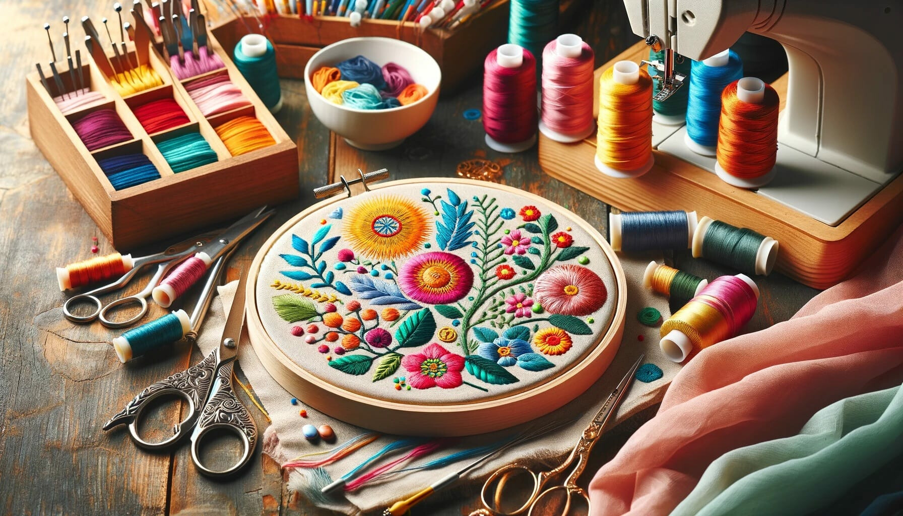 Celebrate Embroidery For National Sewing Month