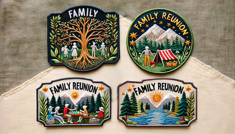 Creating Custom Patches For Family Reunions