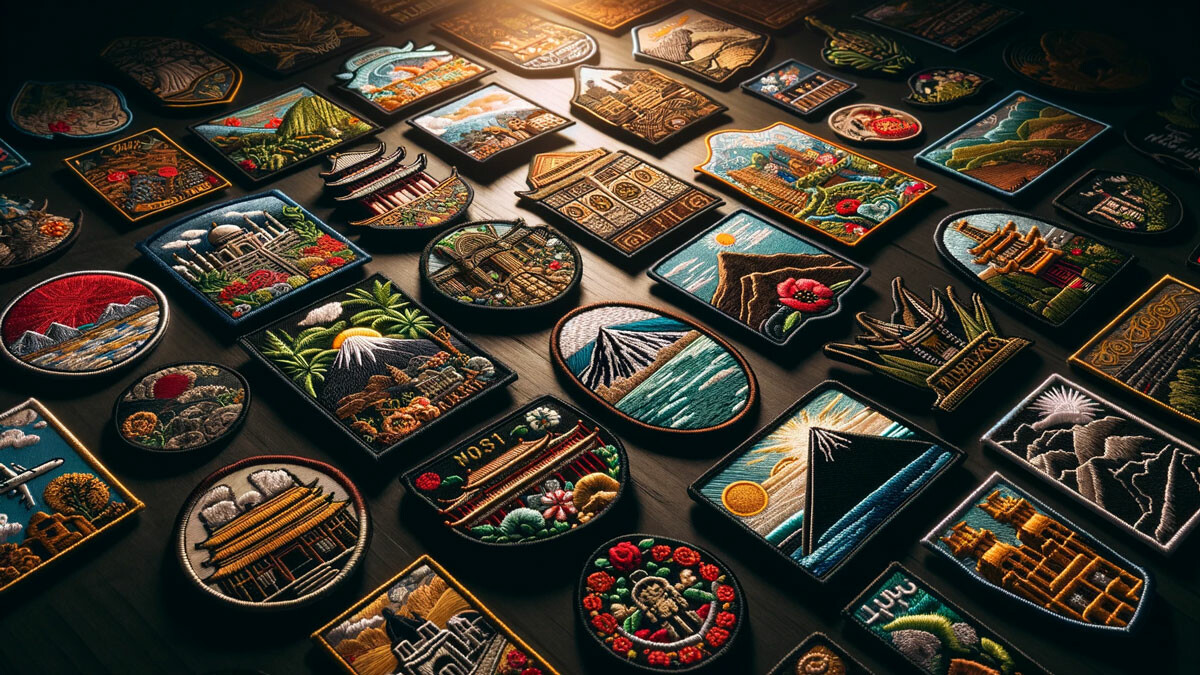Designs Inspired by Destinations: Travel Souvenir Patches: