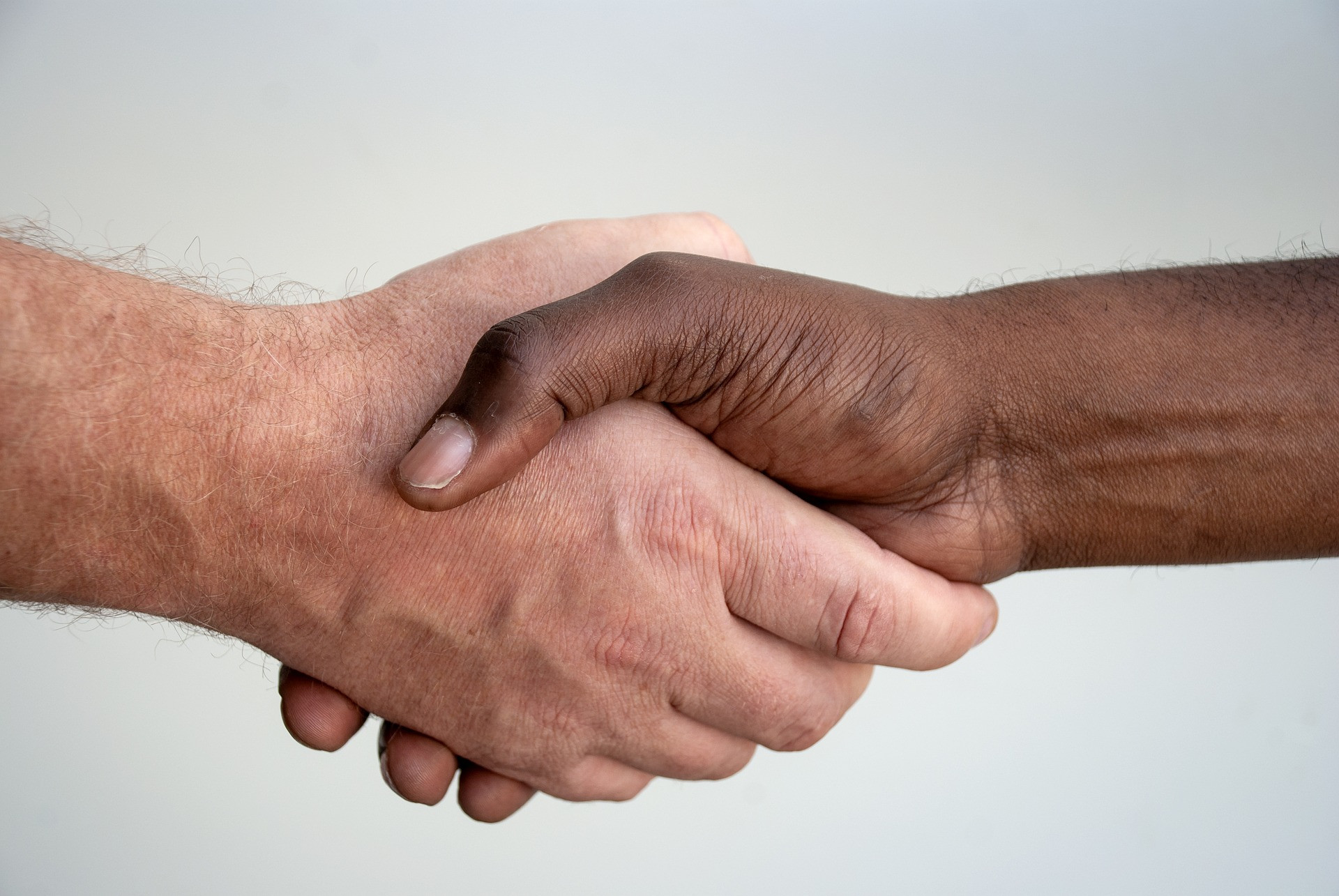 Presenting Challenge Coins With A Handshake