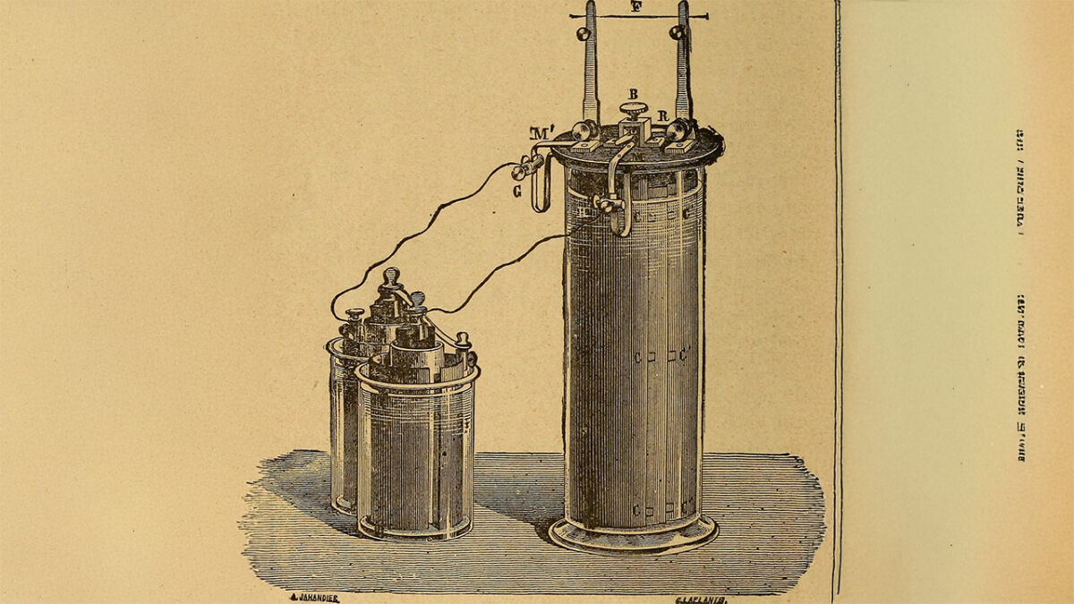 Early electrical battery