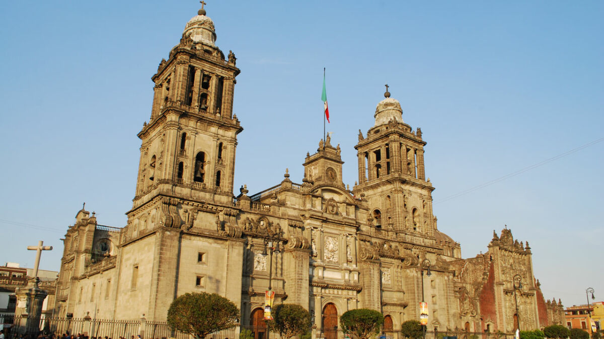 The Metropolitan Cathedral in Mexico City
