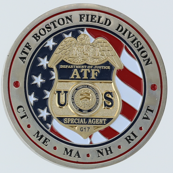 ATF Boston Field Division coin