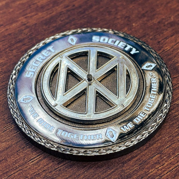 Custom Spinner Challenge Coins