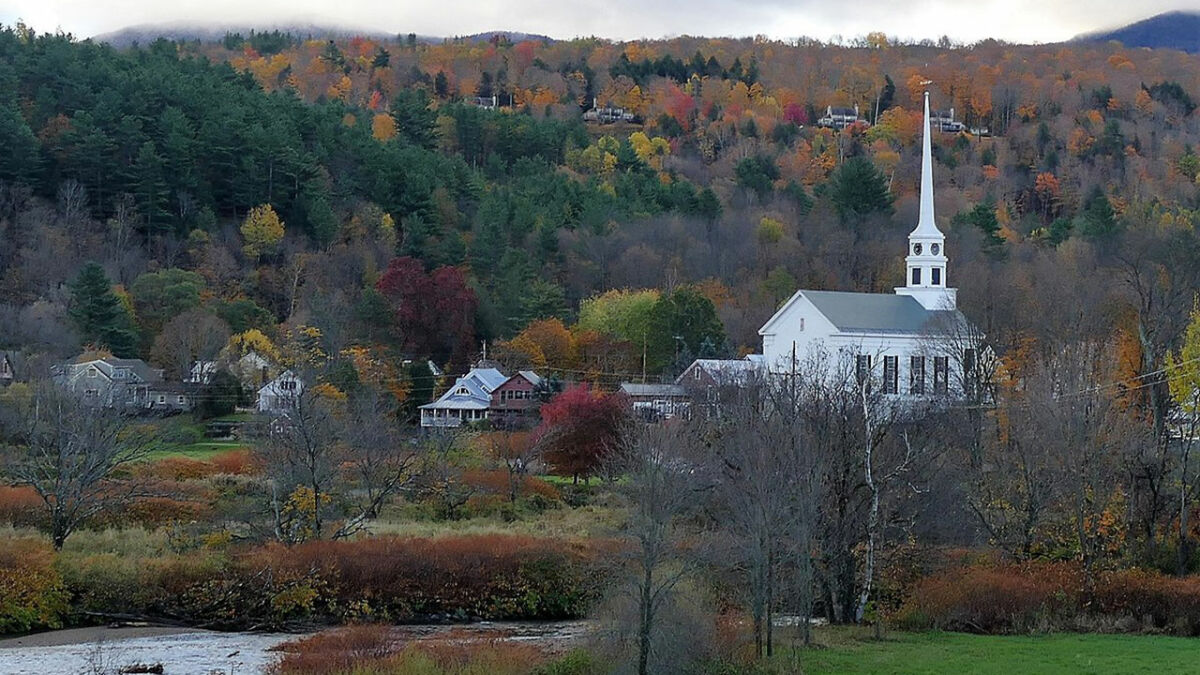 Stowe Community Church in Vermont.