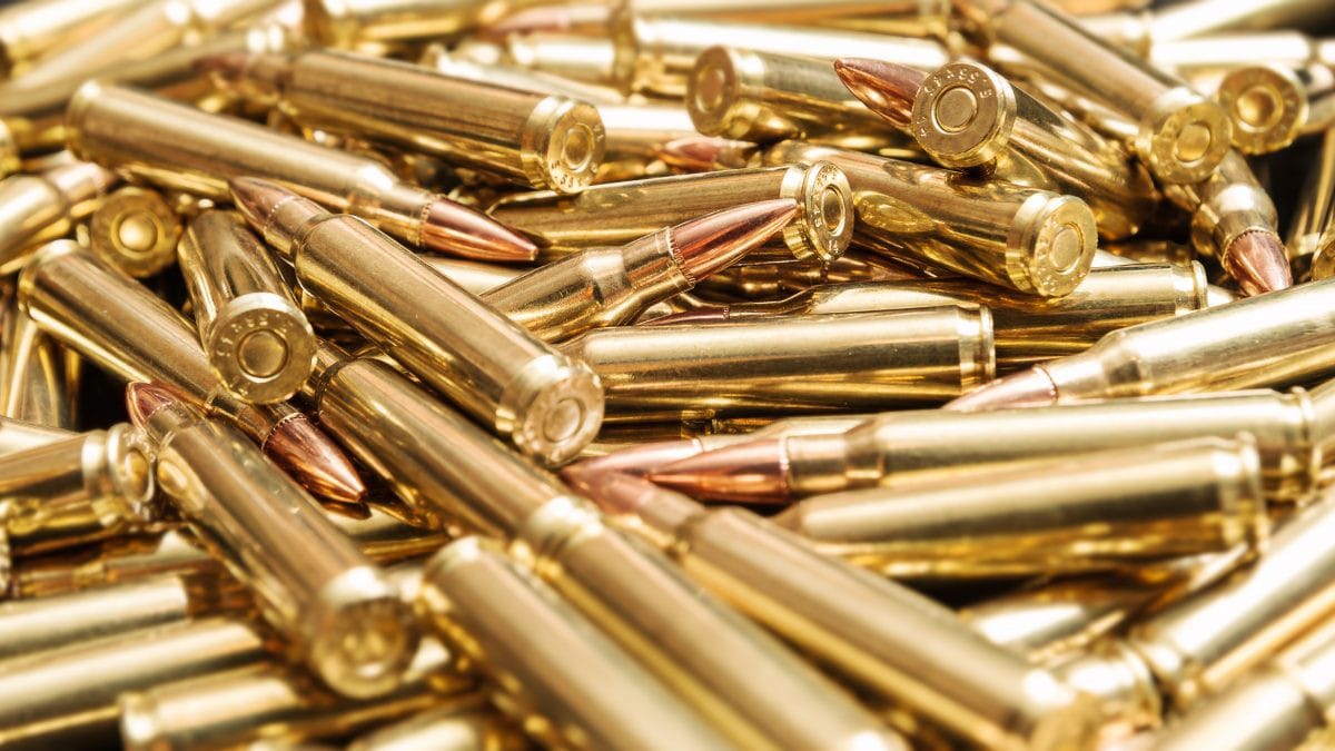 photo of multiple rounds of ammunition