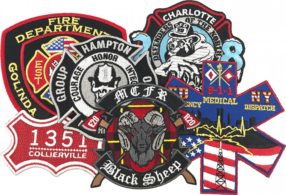wholesale fire department patches